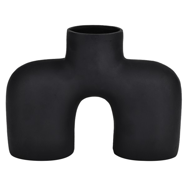 Vaza decorativa aluminiu BROWER, negru, 421059 - 1