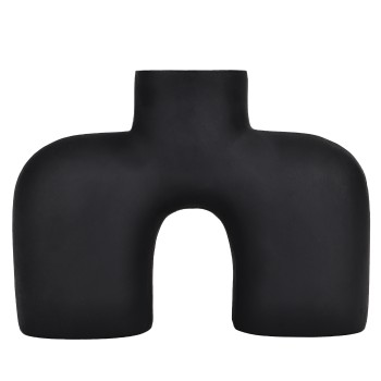 Vaza decorativa aluminiu BROWER, negru, 421059 - 1