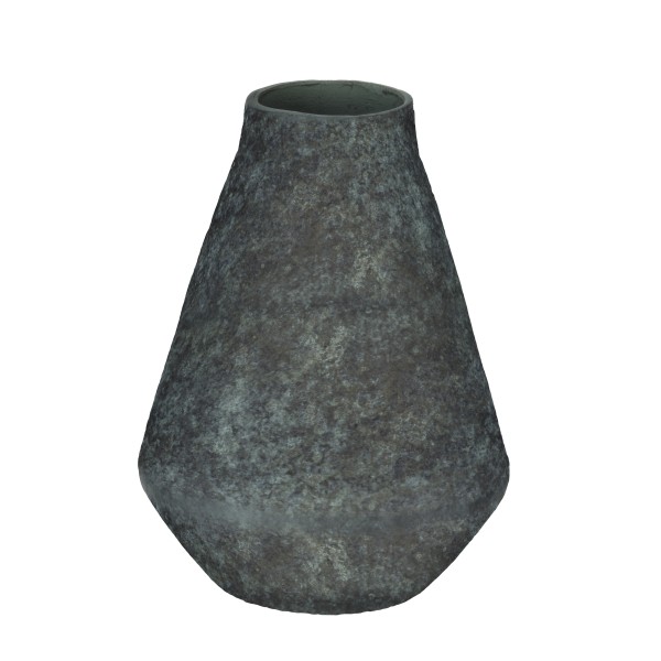 Vaza decorativa aluminiu MALIMONO, patinat verde, 421148 - 1