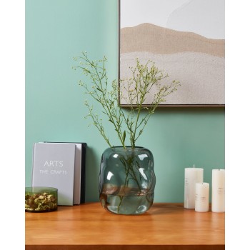 Vaza decorativa sticla MAROSAVA, gri, 421239 - 1