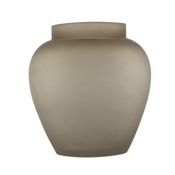 Vaza decorativa sticla ASINDRO, maro, 421208 - 1