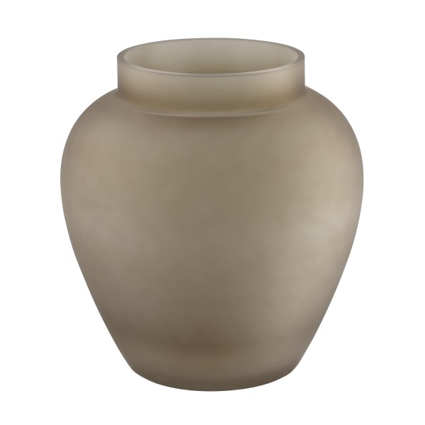 Vaza decorativa sticla ASINDRO, maro, 421208 - 1