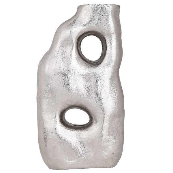 Vaza decorativa aluminiu TADOUSSAC, nichel, 421058 - 1