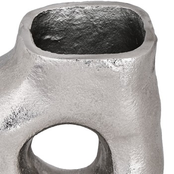 Vaza decorativa aluminiu TADOUSSAC, nichel, 421058 - 1