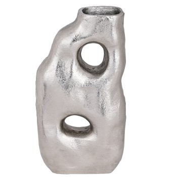 Vaza decorativa aluminiu TADOUSSAC, nichel, 421058 - 1