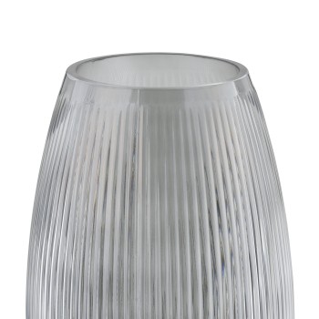 Vaza decorativa sticla AMBALABE, gri, 421229 - 1