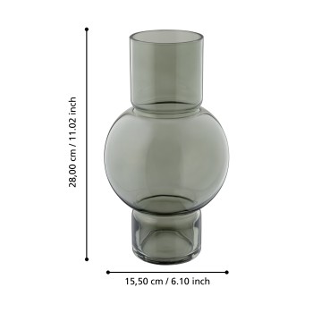 Vaza decorativa sticla AMPITABE, verde, 421232 - 1