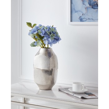 Vaza decorativa aluminiu ABUCAY, nichel, 421051 - 1