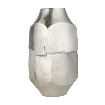 Vaza decorativa aluminiu ABUCAY, nichel, 421051 - 1