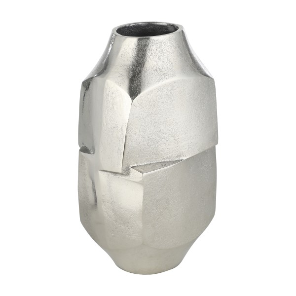 Vaza decorativa aluminiu ABUCAY, nichel, 421051 - 1