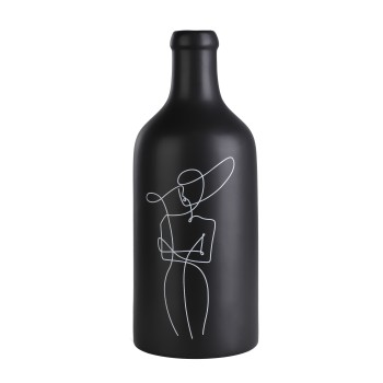 Vaza decorativa ceramica KITAKATA, negru/alb, 421256 - 1
