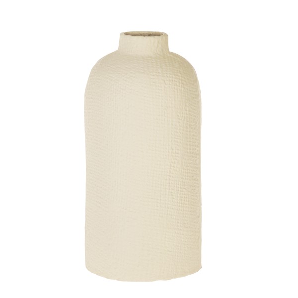 Vaza decorativa aluminiu SIBAGAT, crem, 421138 - 1