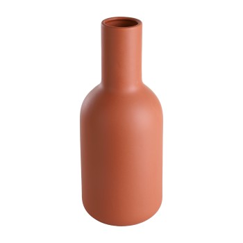 Vaza decorativa ceramica ANJABE, maro ruginiu, 421249 - 1