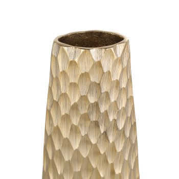 Vaza decorativa aluminiu NILGAUT, alama matisata, 421055 - 1