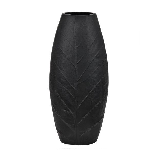 Vaza decorativa aluminiu MIDSALIP, negru, 421137 - 1