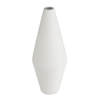 Vaza decorativa ceramica MITANE, alb, 421242