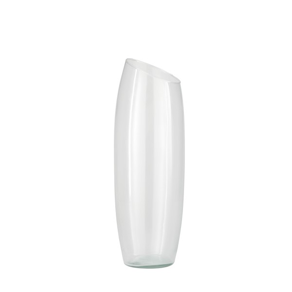 Vaza decorativa sticla DELNITE, transparent, 421087 - 1