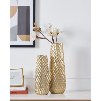 Vaza decorativa aluminiu NILGAUT, alama matisata, 421054 - 1