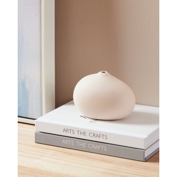 Vaza decorativa ceramica DARAINA, roz, 421262 - 1