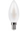 Bec E14 Opal Filament LED C35, RABALUX 1526, 4.2W 470lm 2700K