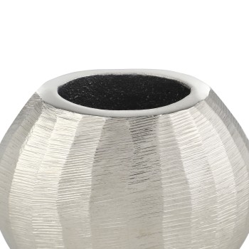 Vaza decorativa aluminiu ABUCAY, nichel, 421042 - 1