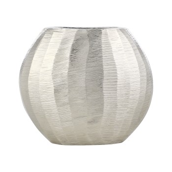 Vaza decorativa aluminiu ABUCAY, nichel, 421042 - 1