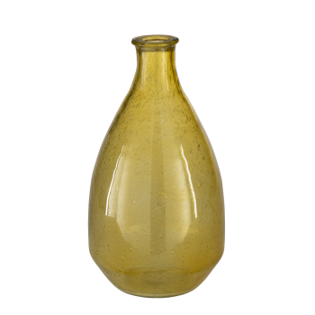 Vaza decorativa sticla PADADA, galben, 421176
