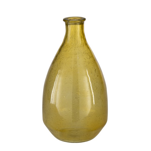 Vaza decorativa sticla PADADA, galben, 421176 - 1