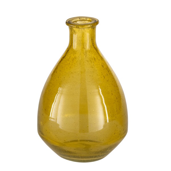 Vaza decorativa sticla PADADA, galben, 421177 - 1