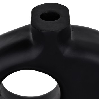 Vaza decorativa lemn de mango MELOBODY, negru, 421265 - 1