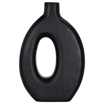 Vaza decorativa lemn de mango MELOBODY, negru, 421266 - 1