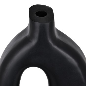 Vaza decorativa lemn de mango MELOBODY, negru, 421266 - 1