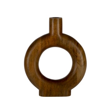 Vaza decorativa lemn de mango MELOBODY, natur, 421268 - 1