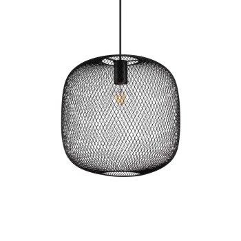 Pendul IDEAL LUX NET D34 328126, montatura si abajur finisaj negru