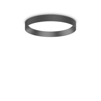 Plafoniera IDEAL LUX FLY 306575, D35, LED 18W, 3000K, finisaj negru
