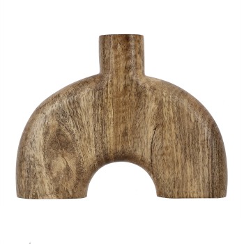 Vaza decorativa lemn de mango MELOBODY, natur, 421278 - 1