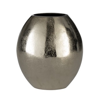 Vaza decorativa aluminiu ABUCAY, nichel, 421286 - 1
