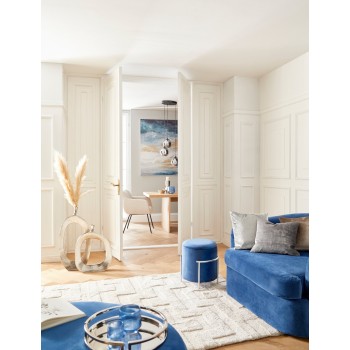 Vaza decorativa aluminiu ANKAREFO, nichel, 421312 - 1