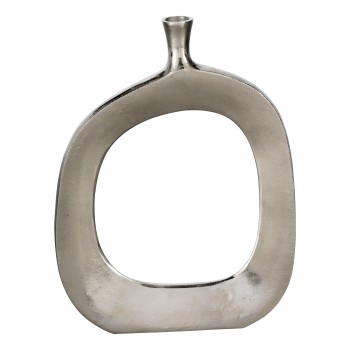 Vaza decorativa aluminiu ANKAREFO, nichel, 421312 - 1