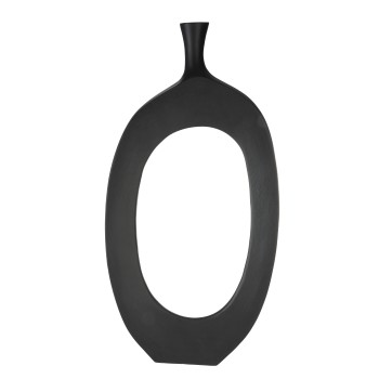 Vaza decorativa aluminiu ANKAREFO, negru, 421313 - 1
