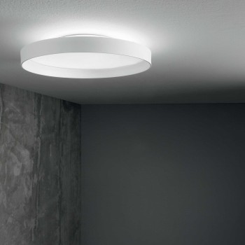 Plafoniera IDEAL LUX FLY 254272, D45, LED 26W, 3000K, finisaj alb