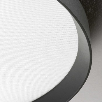Plafoniera IDEAL LUX FLY 292205, D60, LED 53W, 3000K, finisaj negru