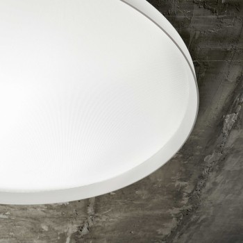 Plafoniera IDEAL LUX FLY 270326, D90, LED 65W, 3000K, finisaj alb