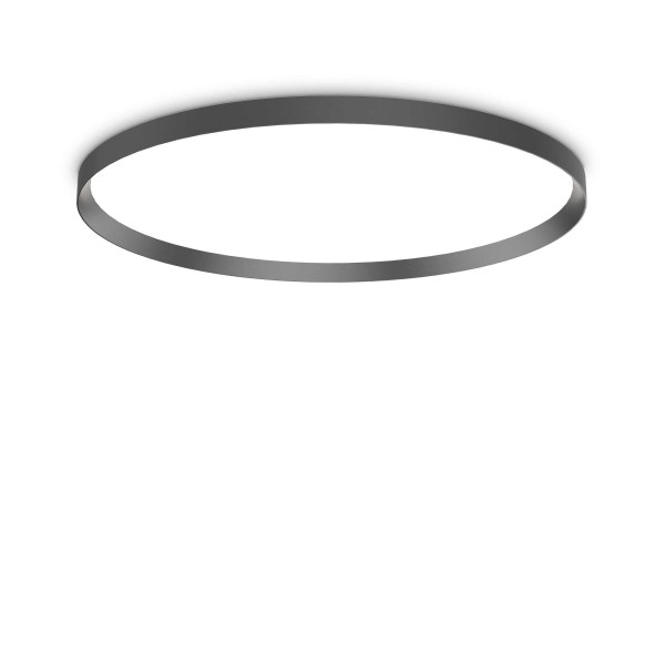 Plafoniera IDEAL LUX FLY 306629, D90, LED 65W, 3000K, finisaj negru