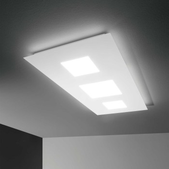 Plafoniera IDEAL LUX RELAX 255934, L90, LED 58W, 3000K, finisaj alb