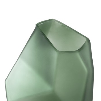 Vaza decorativa sticla CLONONY, verde satinat, 421347 - 1