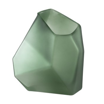 Vaza decorativa sticla CLONONY, verde satinat, 421347 - 1