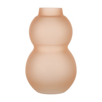 Vaza decorativa sticla BEVATO, roz satinat, 421351 - 1