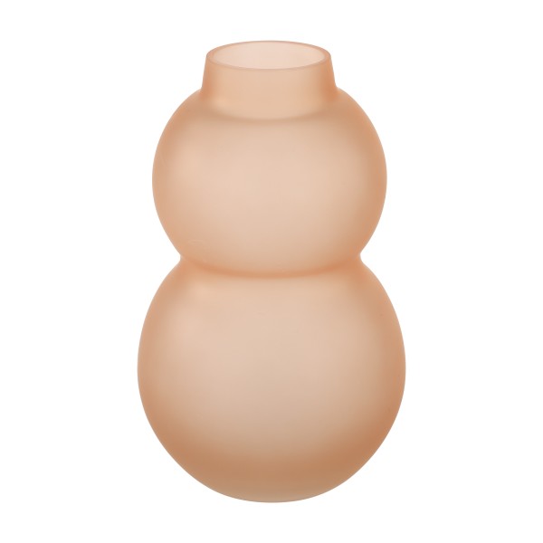 Vaza decorativa sticla BEVATO, roz satinat, 421351 - 1