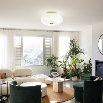 Plafoniera moderna ARIZONA PL3 214504 Ideal Lux, alama-alb